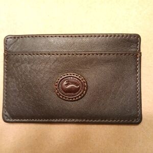DOONEY & BOURKE Brown Leather Card Holder NWOT